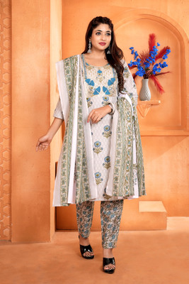 Sitara Setu Printed Kurta, Trouser/Pant & Dupatta Set