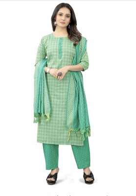 Toptop Woven Kurta, Trouser/Pant & Dupatta Set