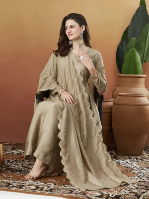 ZARLIKE Embroidered Kurta, Trouser/Pant & Dupatta Set