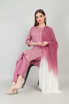 mahisha fashion Printed Kurta, Trouser/Pant & Dupatta Set