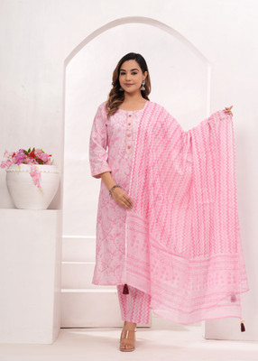 vasuprada Printed Kurta, Trouser/Pant & Dupatta Set
