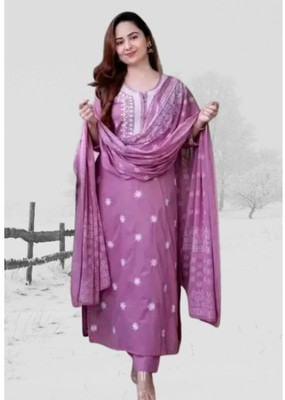Jaipur fashion factory Printed Kurta, Trouser/Pant & Dupatta Set