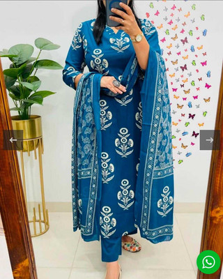 Krafty Fashion Printed Kurta, Trouser/Pant & Dupatta Set