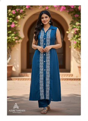 GOKUL MART Embroidered, Printed Kurta, Trouser/Pant & Dupatta Set