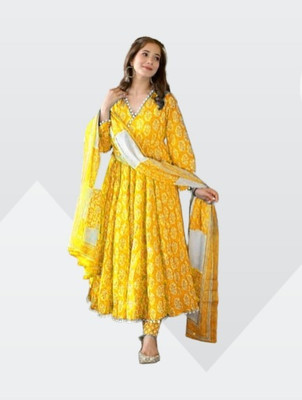 Jeevika Fashion Women Kurta Palazzo Dupatta Set