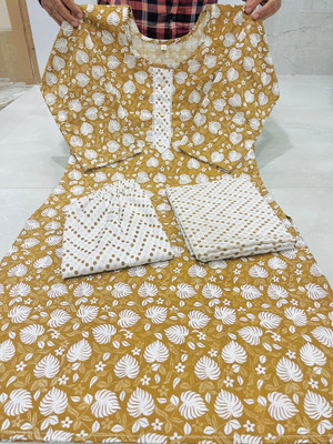 Subhan Hub Printed Kurta, Trouser/Pant & Dupatta Set