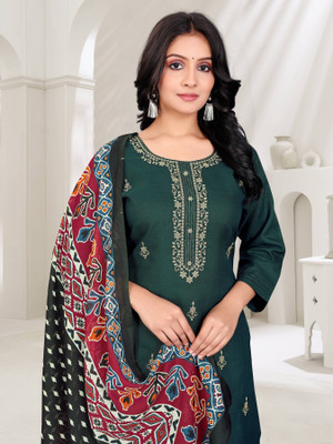 Talavadi Embroidered Kurta, Salwar & Dupatta Set