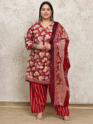 Wonder Weaves Printed Kurta, Patiala & Dupatta Set