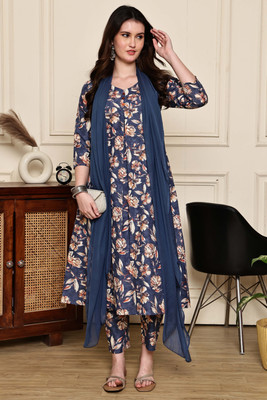 Rajnandini Printed Kurta, Trouser/Pant & Dupatta Set