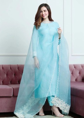 Fifuli Women A-line Blue Dress