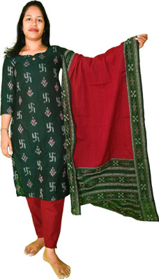 blimzone Printed Kurta, Legging & Dupatta Set