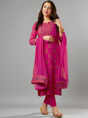 thegoodstore Printed Kurta, Trouser/Pant & Dupatta Set