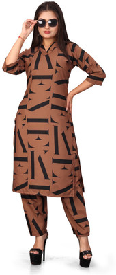 MAHADEV Printed Kurta, Palazzo & Dupatta Set