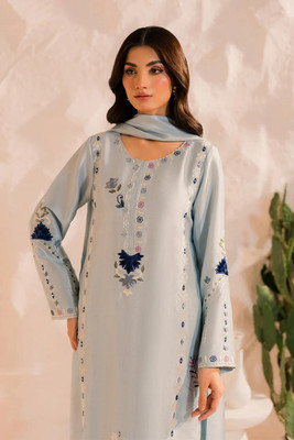 Clothyvia Embroidered Kurta, Trouser/Pant & Dupatta Set
