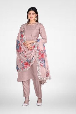 clothstory Floral Print, Solid Kurta, Trouser/Pant & Dupatta Set