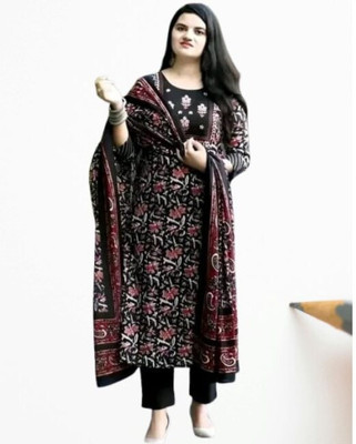Jaipur fashion factory Printed Kurta, Trouser/Pant & Dupatta Set