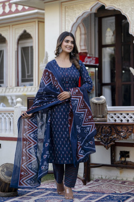 Nayo Printed Kurta, Trouser/Pant & Dupatta Set