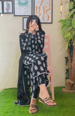 minni Printed Kurta, Salwar & Dupatta Set