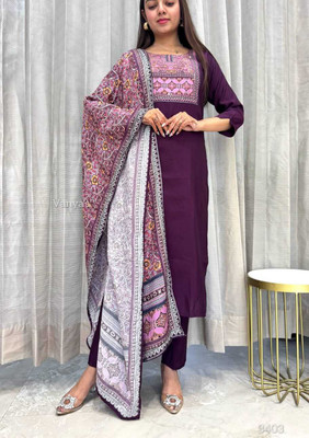 SHREJI ENTERPRISE Floral Print Kurta, Salwar & Dupatta Set