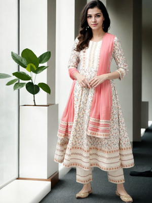 Amira's Printed Kurta, Trouser/Pant & Dupatta Set