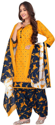 Wonder Weave Printed Kurta, Patiala & Dupatta Set