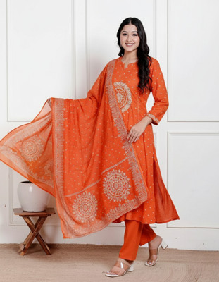 BNA BNAYA Embroidered Kurta, Trouser/Pant & Dupatta Set