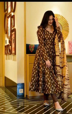 Kurtee King Printed Kurta, Trouser/Pant & Dupatta Set