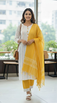 Masoom Printed Kurta, Trouser/Pant & Dupatta Set