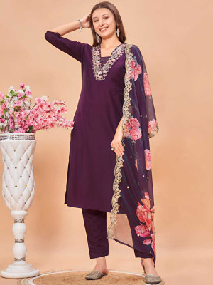 sahajanand creation Self Design Kurta, Salwar & Dupatta Set
