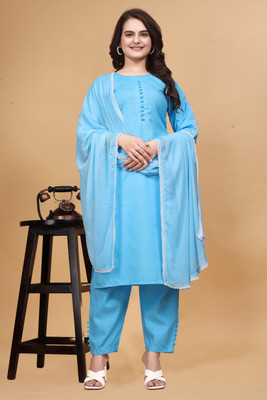 ximmortel fashion Floral Print Kurta, Trouser/Pant & Dupatta Set