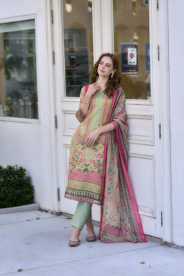 Shree Laxminarayan export Printed, Self Design Kurta, Trouser/Pant & Dupatta Set