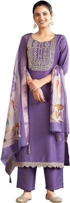 PRINSH STOREE Embroidered Kurta, Trouser/Pant & Dupatta Set