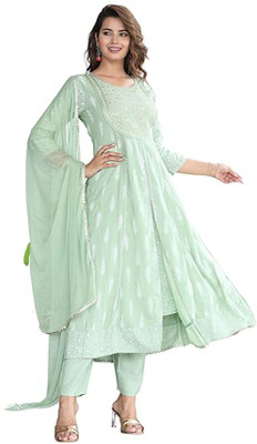 Shivam Collections Women Kurta Churidar Dupatta Set