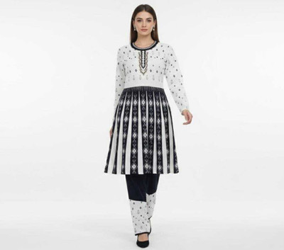 Trendyz Printed Anarkali Kurta, Bottom & Dupatta Set