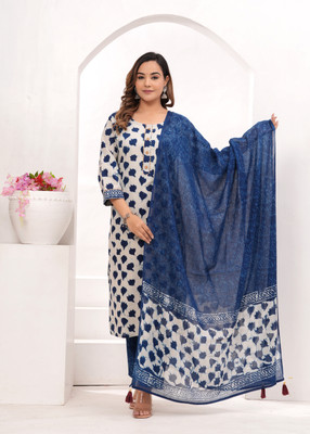 vasuprada Printed Kurta, Trouser/Pant & Dupatta Set