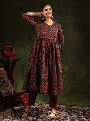 R4milA Printed Kurta, Trouser/Pant & Dupatta Set