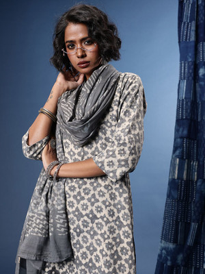 Taavi Printed Kurta, Trouser/Pant & Dupatta Set