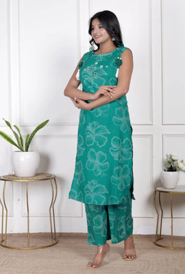 Affo Printed Kurta, Trouser/Pant & Dupatta Set