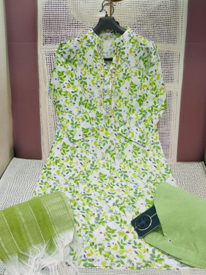 ZA STORE Floral Print Kurta, Trouser/Pant & Dupatta Set