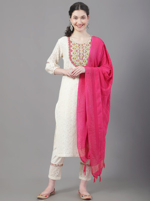 TULSATTVA Printed Kurta, Trouser/Pant & Dupatta Set