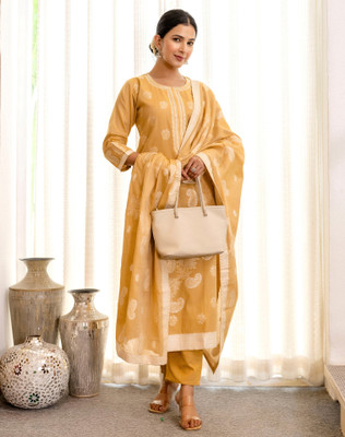 Tasrika Printed Kurta, Salwar & Dupatta Set