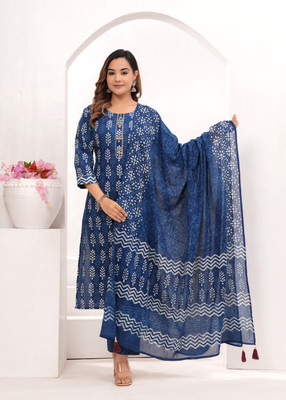vasuprada Printed Kurta, Trouser/Pant & Dupatta Set