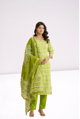 Jaipur fashion factory Printed Kurta, Trouser/Pant & Dupatta Set