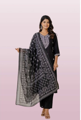 Jaipur fashion factory Printed Kurta, Trouser/Pant & Dupatta Set