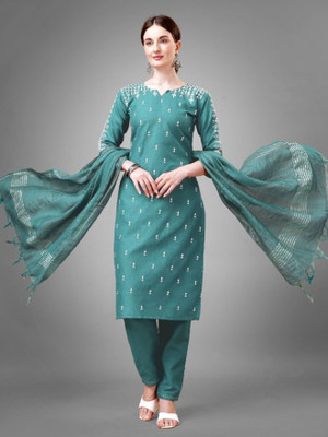 KRUPAFASHION Embroidered Kurta, Trouser/Pant & Dupatta Set