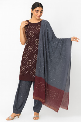 Wadhwani Cotton Silk Solid Salwar Suit Material