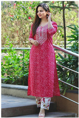 mini collections Printed Kurta, Trouser/Pant & Dupatta Set