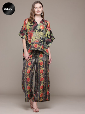 aarke Ritu Kumar Floral Print Kurta, Trouser/Pant & Dupatta Set