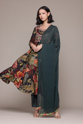 aarke Ritu Kumar Floral Print Kurta, Trouser/Pant & Dupatta Set
