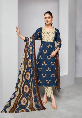 Manila creations Floral Print Kurta, Trouser/Pant & Dupatta Set